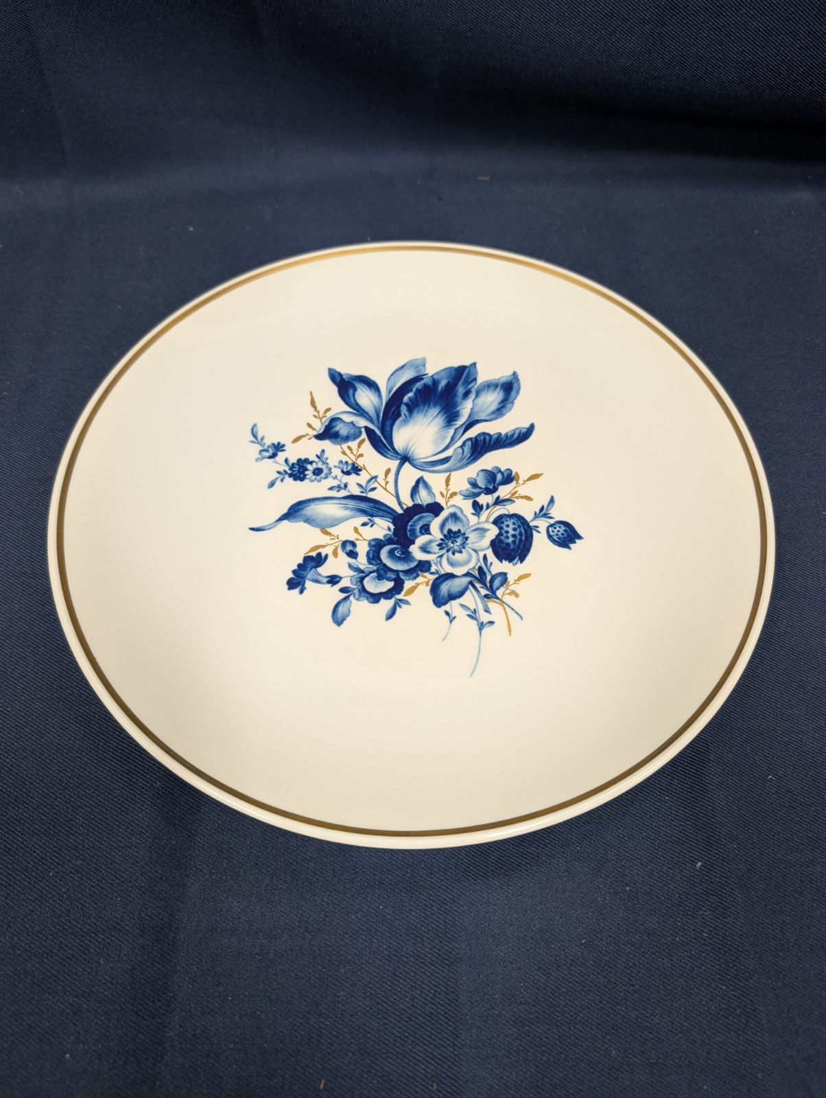 マイセン ブルーフラワー 金彩 飾皿