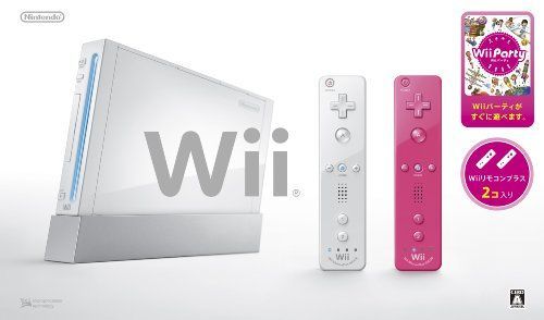 売れ筋 【】Wii本体(シロ) Wiiリモコンプラス2個、Wiiパーティ同梱