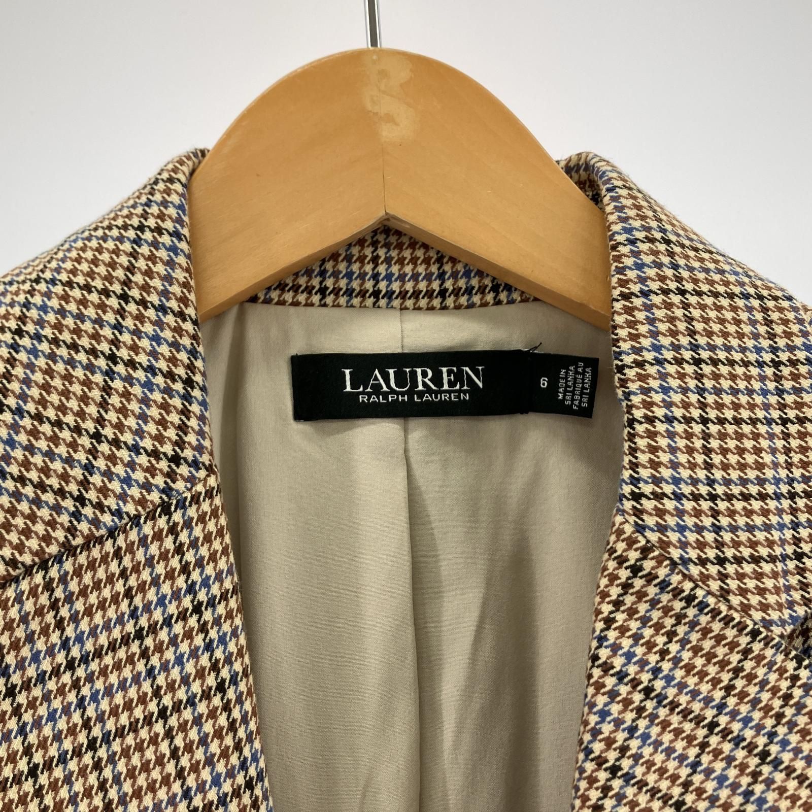 LAUREN RALPH LAUREN ローレン ラルフ ローレン チェックテーラード