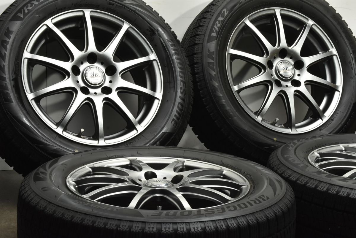 品 ロクサーニ RS 16in 6.5J 53 PCD114.3 ブリヂストン ブリザック VRX2 215 60R16 オデッセイ ヴェゼル カムリ エスティマ CX-3