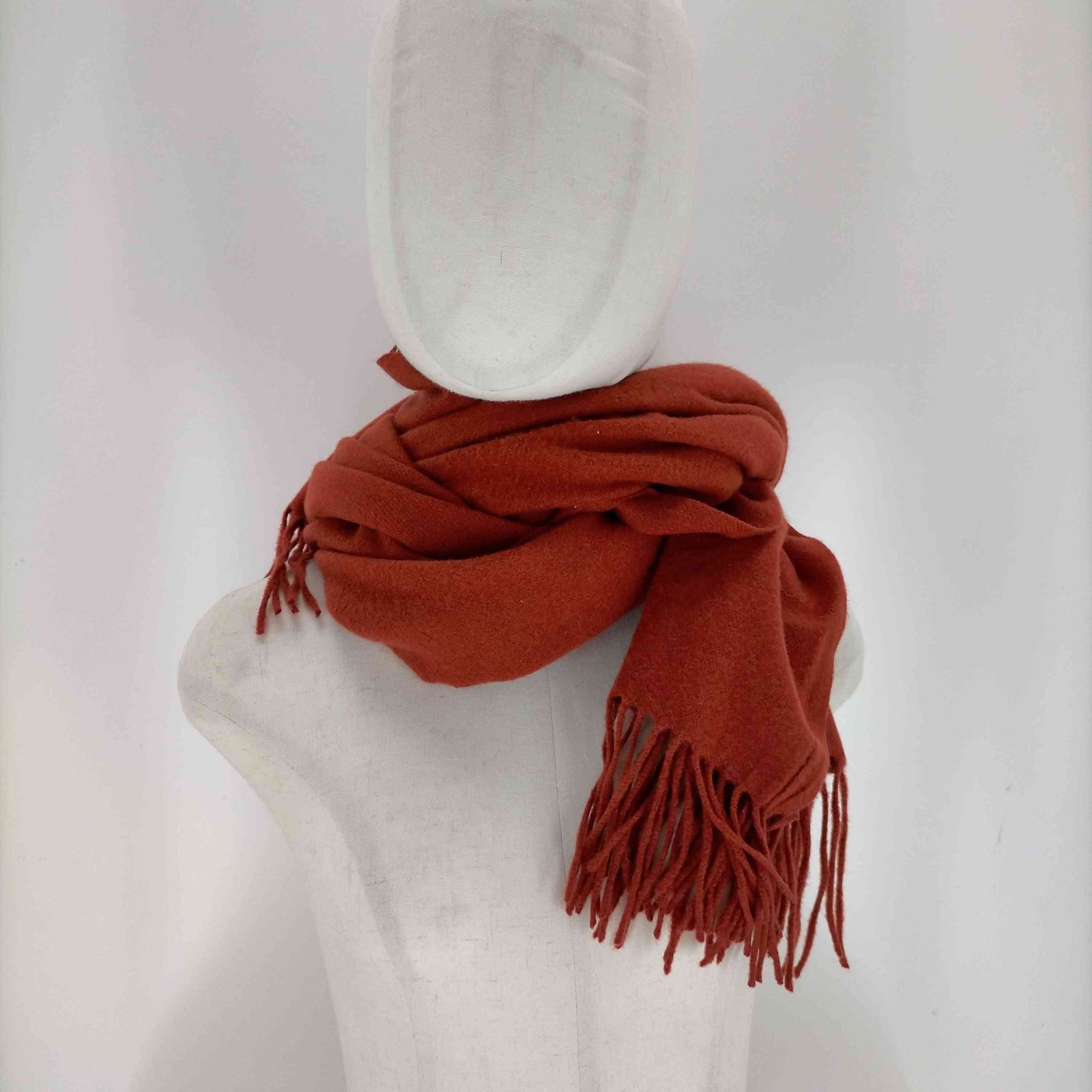 ユーズドフルギ USED古着 zhying 大判 カシミア混 マフラー レディース