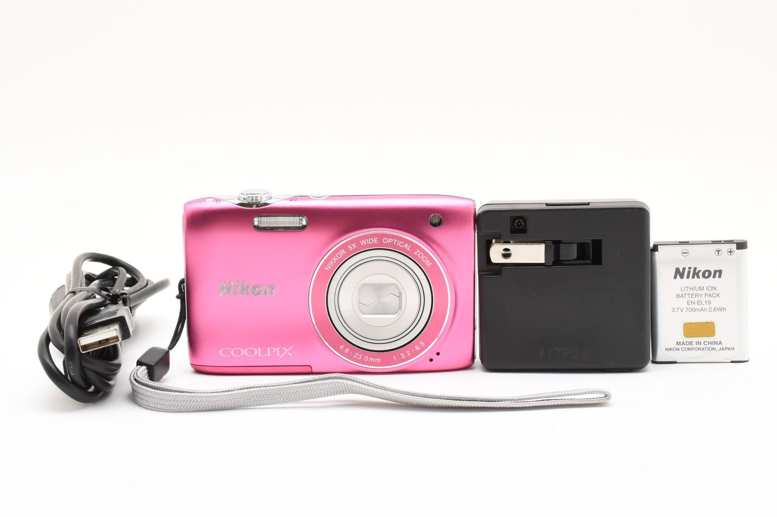Nikon COOLPIX ニコン クールピクス コンパクトデジタルカメラ ピンク S310 2440433A