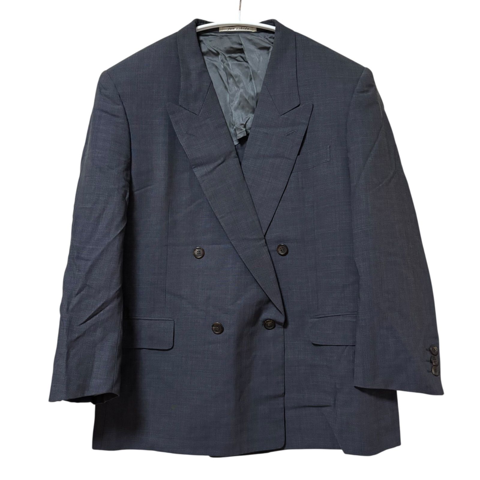 Z1539 jun ashida ジュンアシダ ダブルジャケット メンズ グレー