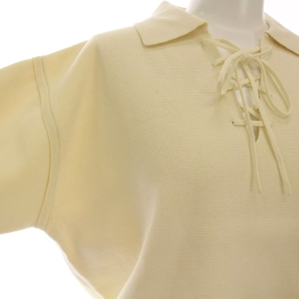 NKNIT ンニット 25SS lace up skippe レースアップスキッパーニット  