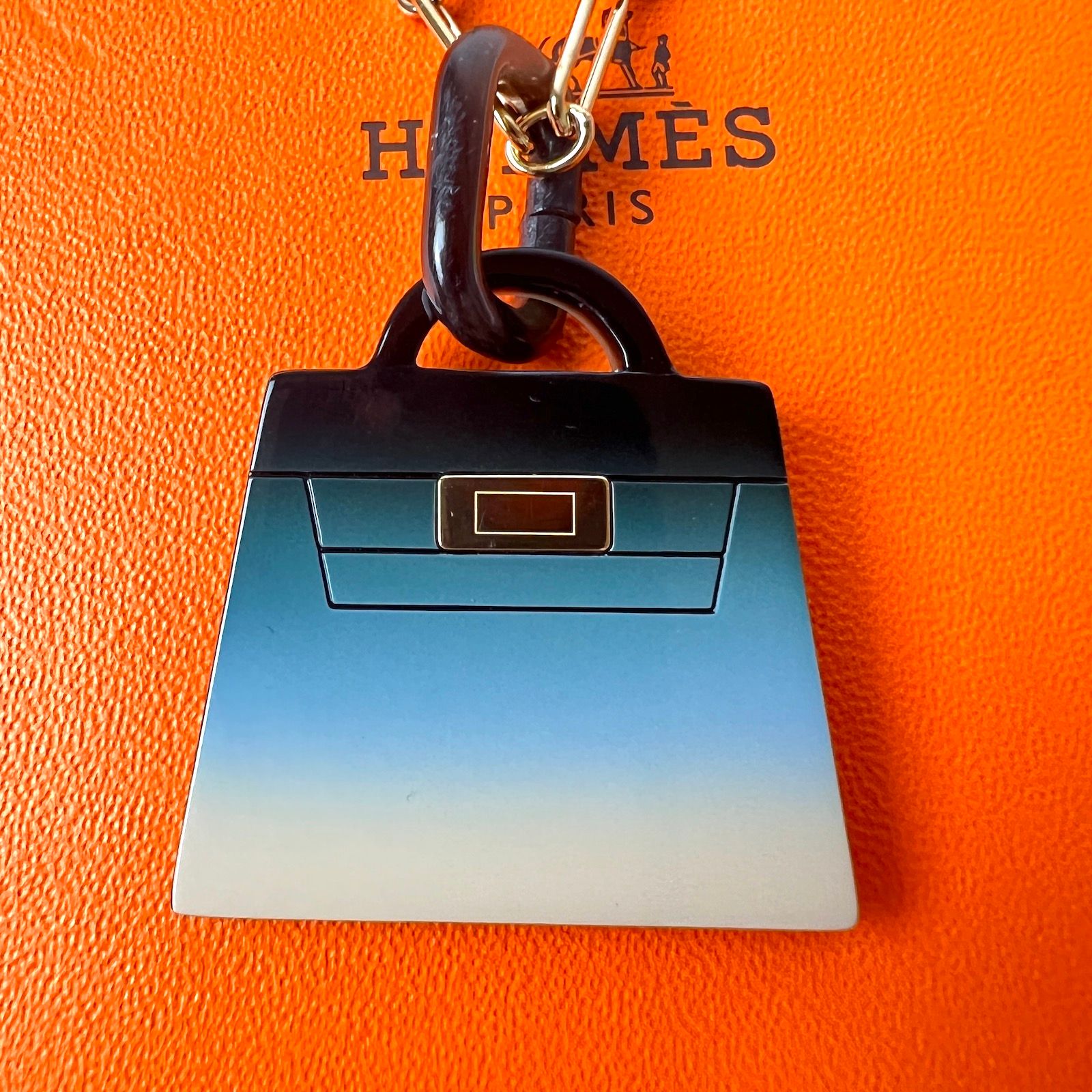 未使用 HERMES ロングネックレス アミュレット フュージョン ケリー GM