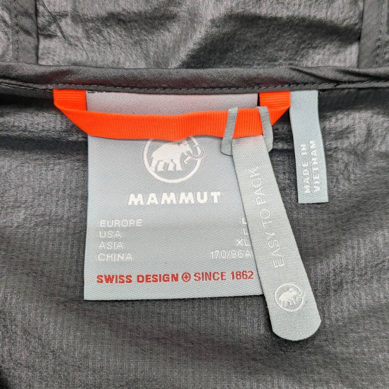 未使用 MAMMUT マムート Convey WB Hooded Jacket AF コンヴェイ ウィンドブロック フーデッド ジャケット ブラック XL 1012-00540 タグ付き レディース