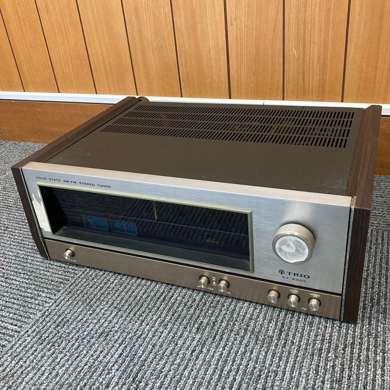 名機】トリオＦＭステレオチューナーＫＴー９９００ - その他