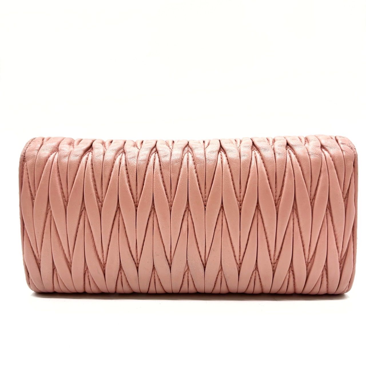 miumiu ミュウミュウ マテラッセ ナッパレザー クリスタルビジュー 長