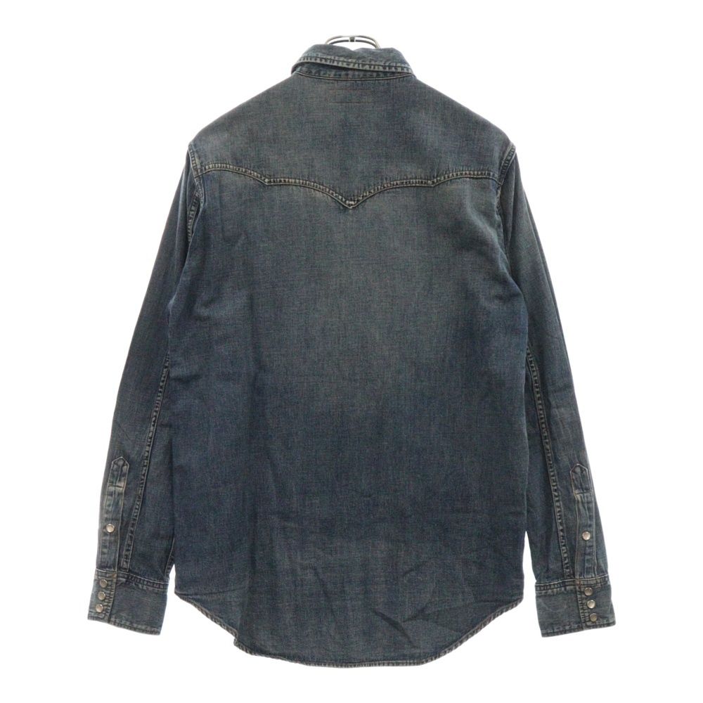 SAINT LAURENT PARI サンローランパリ 長袖シャツ デニム L 【公式通販】
