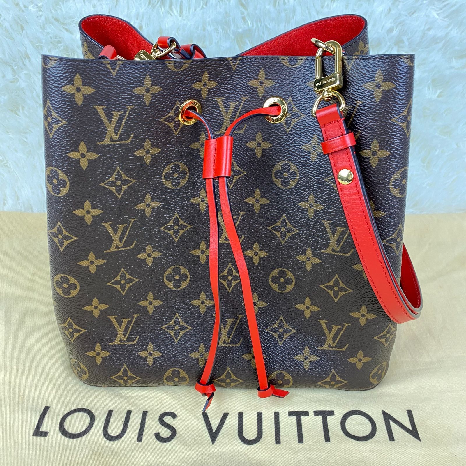 新同】ルイヴィトン モノグラム ネオノエ コクリコ M44021 レディース  