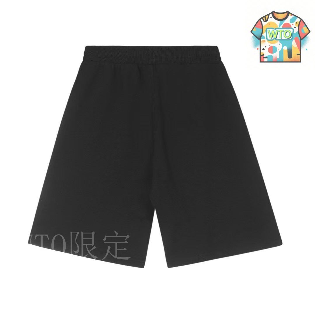 AMI マカロン刺繍ハート クラシックショートパンツ-3