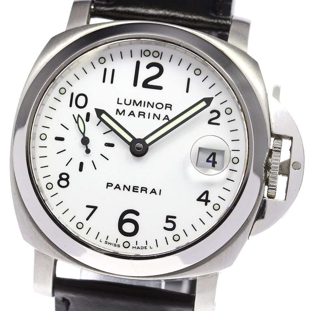 パネライ PANERAI PAM00049 ルミノール マリーナ デイト スモールセコンド 自動巻き メンズ _792315