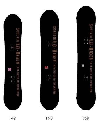 24-25 Scooter Lo-Rider スノーボード 156cm 【公式通販】
