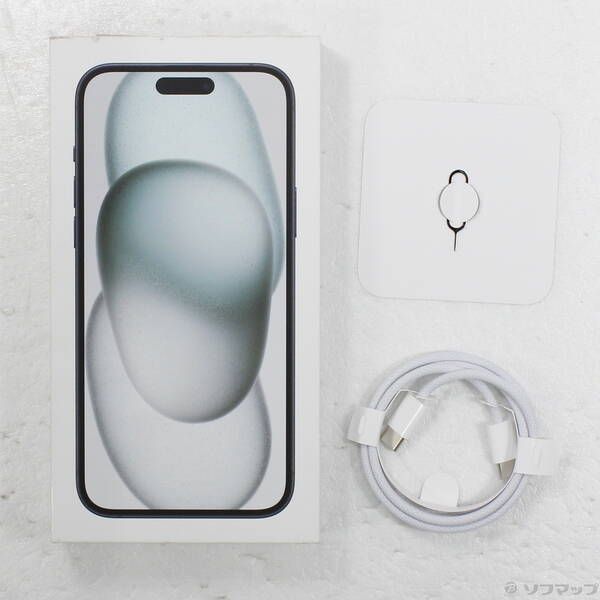 中古品〕 iPhone15 Plus 512GB ブラック MU0T3J／A SIMフリー【344