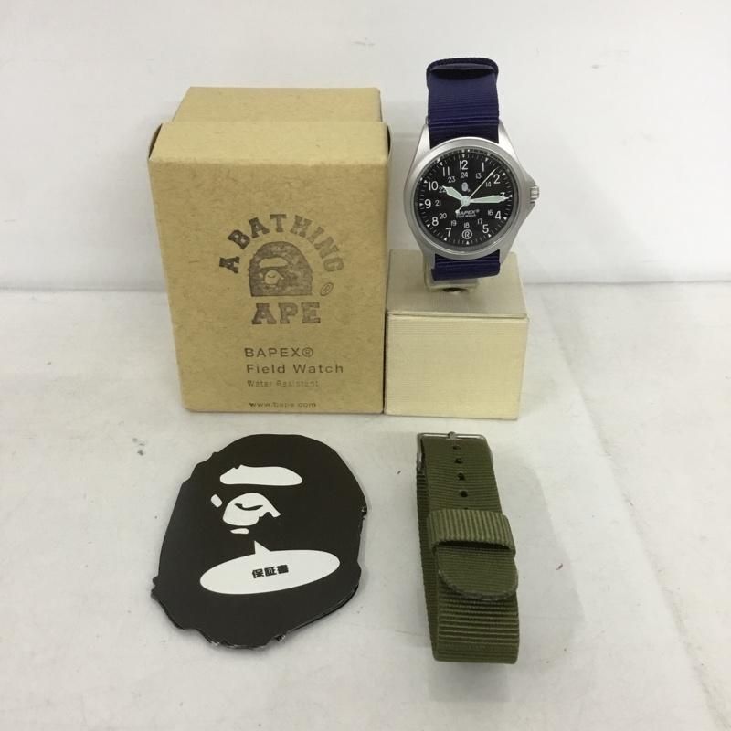 A BATHING APE アベイシングエイプ 腕時計 アナログ（クォーツ式
