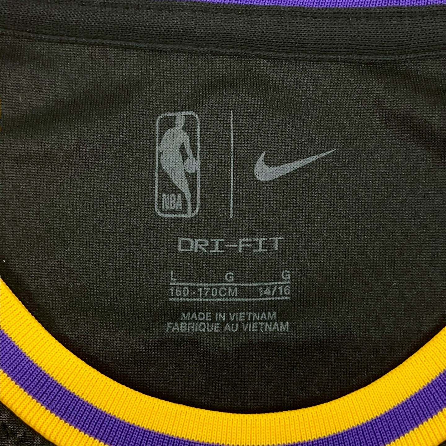 01w-5158 ナイキ NIKE ロサンゼルス・レイカーズ ブラックシティ