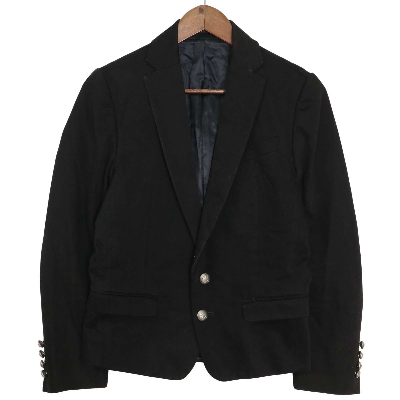 ato アトウ 秋冬☆ テーラード ジャケット ブレザー Sz.44 メンズ 黒