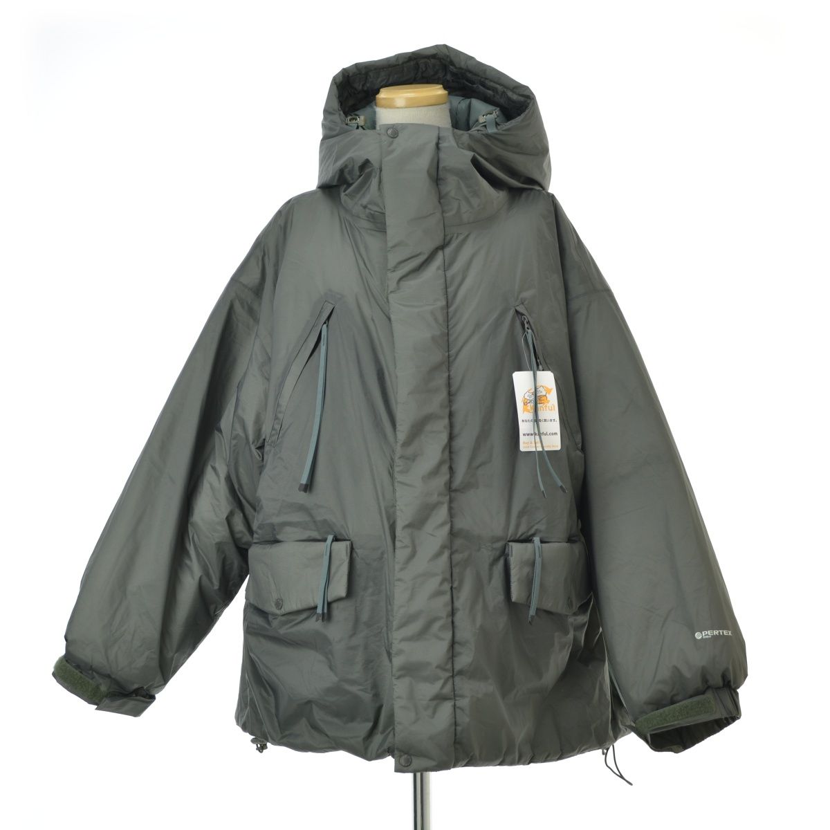 HYKE×Edition】21AW 212-27032 PERTEX SHIELD SHORT COATダウン 