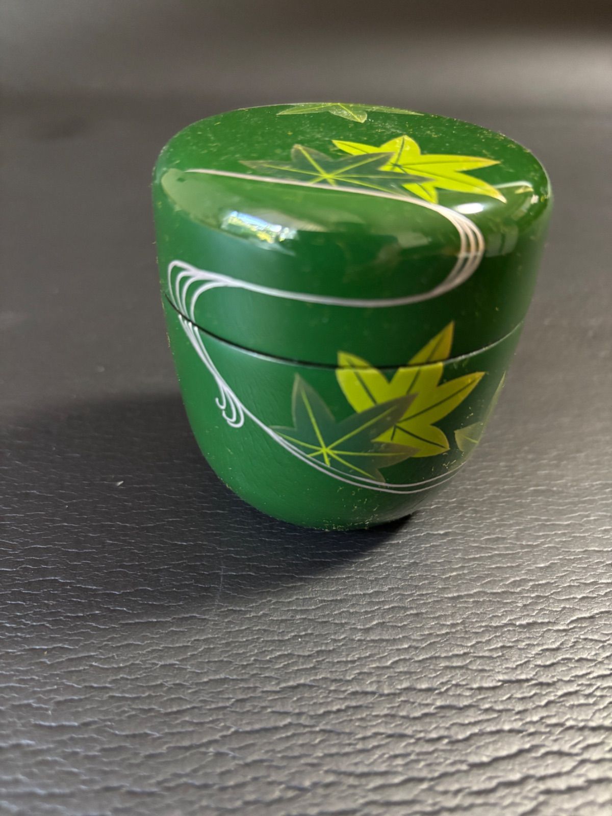 中棗 棗 加賀山中塗 天然木製 楓流水蒔絵 共箱 茶道具 c61703 【公式通販】