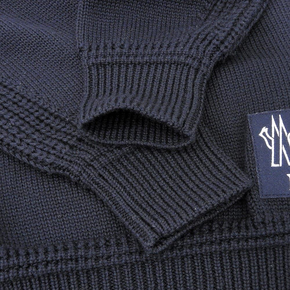 MONCLERネイビーセーター MONCLER モンクレール 新品同様 GIROCOLLO TRICOT ニット