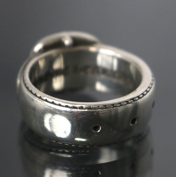 CHROME HEARTS 銀座店 クロムハーツ ベルテッドガンスリンガー ラージ リング 指輪 メンズ シルバー SV925 約25.5号 100638