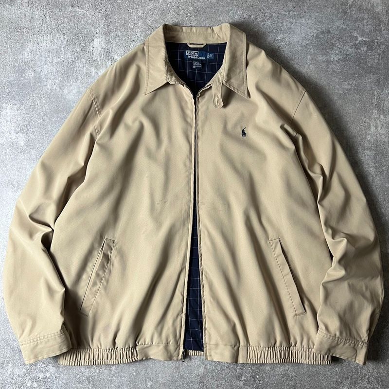 90s POLO RALPH LAUREN スムース 素材 スイングトップ