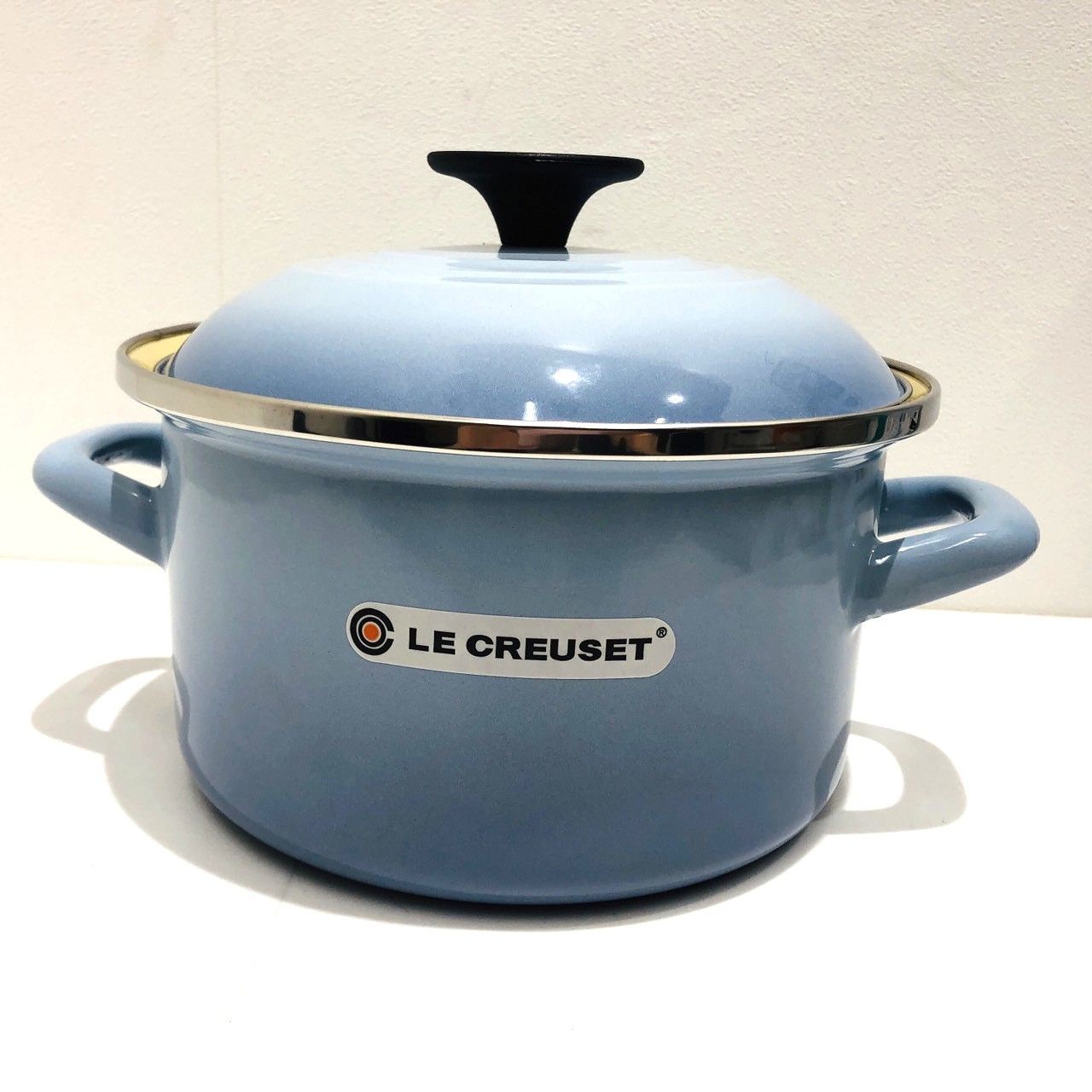 新品】LE CREUSET ル・クルーゼ コースタルブルー 両手鍋 18cm ル