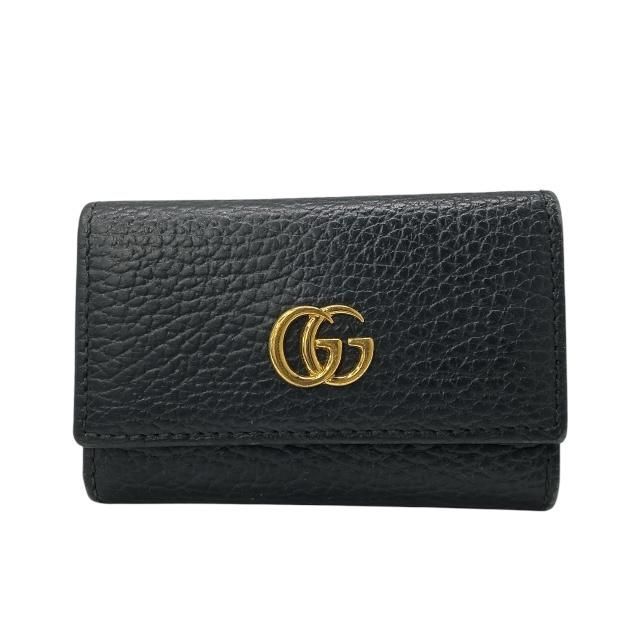 GUCCI グッチ 456118 GGマーモント 6連 キーケース キーリング ダブルG