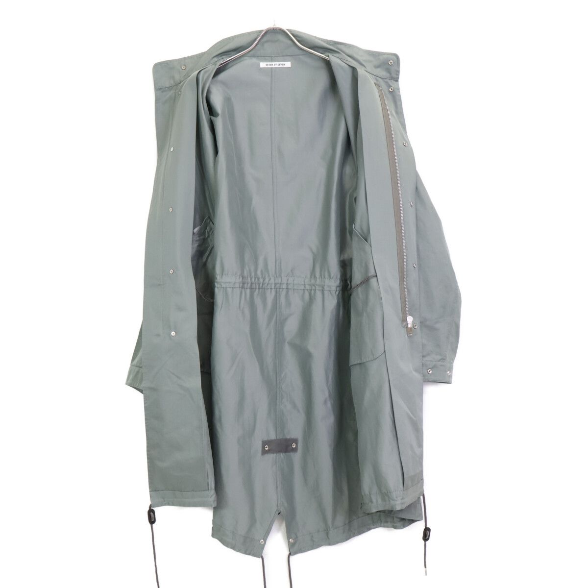 靴下 SEVEN BY SEVEN セブン バイ セブン ｸﾞﾚｰ 800-5110012 ﾅｲﾛﾝｼﾙｸ ﾌｨｯｼｭﾃｰﾙｺｰﾄ|M-65 M