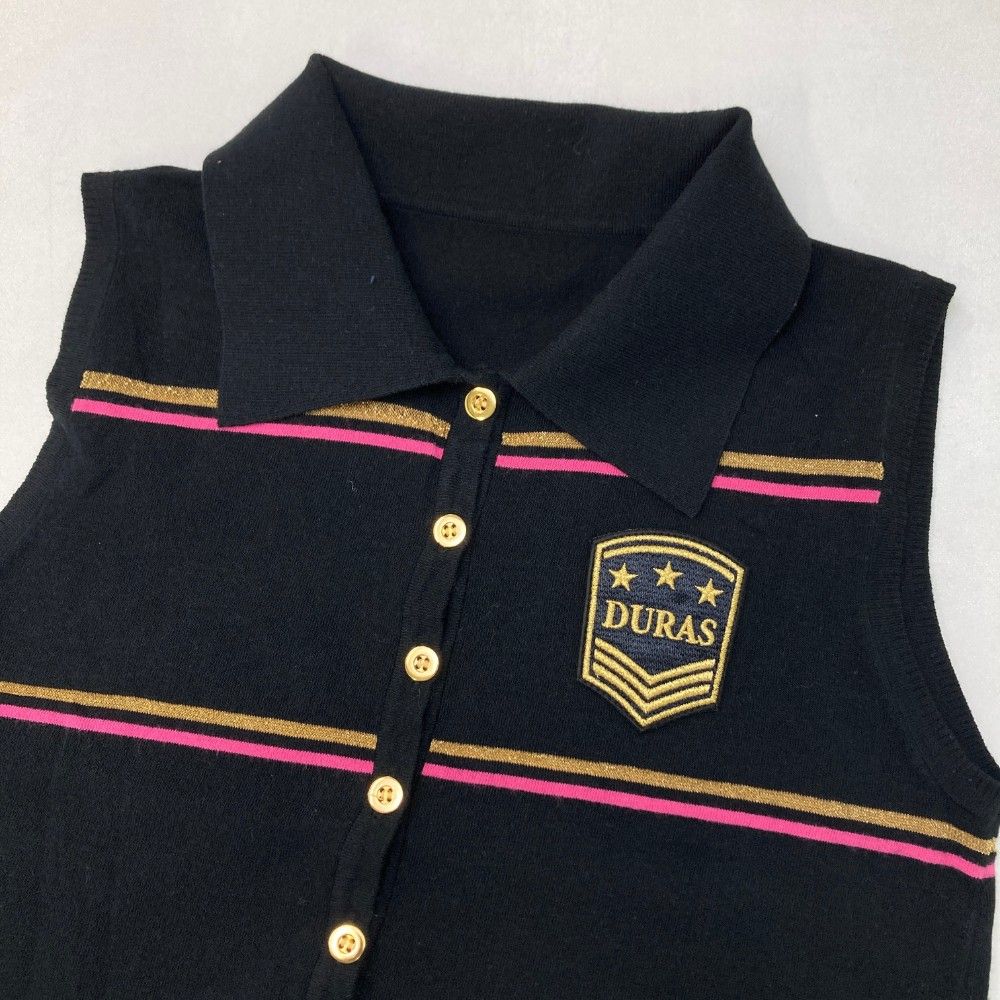 サイズ：S LE COQ GOLF ルコックゴルフ ×DURAS ノースリーブポロ