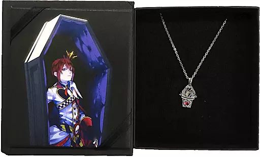  【中古】銀製品・指輪・アクセサリー(キャラクター) ハーツラビュル寮 ネックレス 「ディズニー ツイステッドワンダーランド×white clover」 小物・アクセサリー