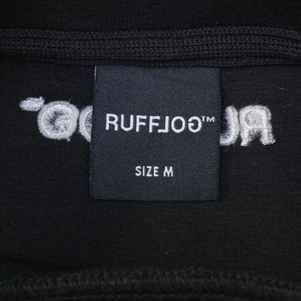 サイズ：M RUFFLOG ラフロッグ ハイネック半袖スウェット