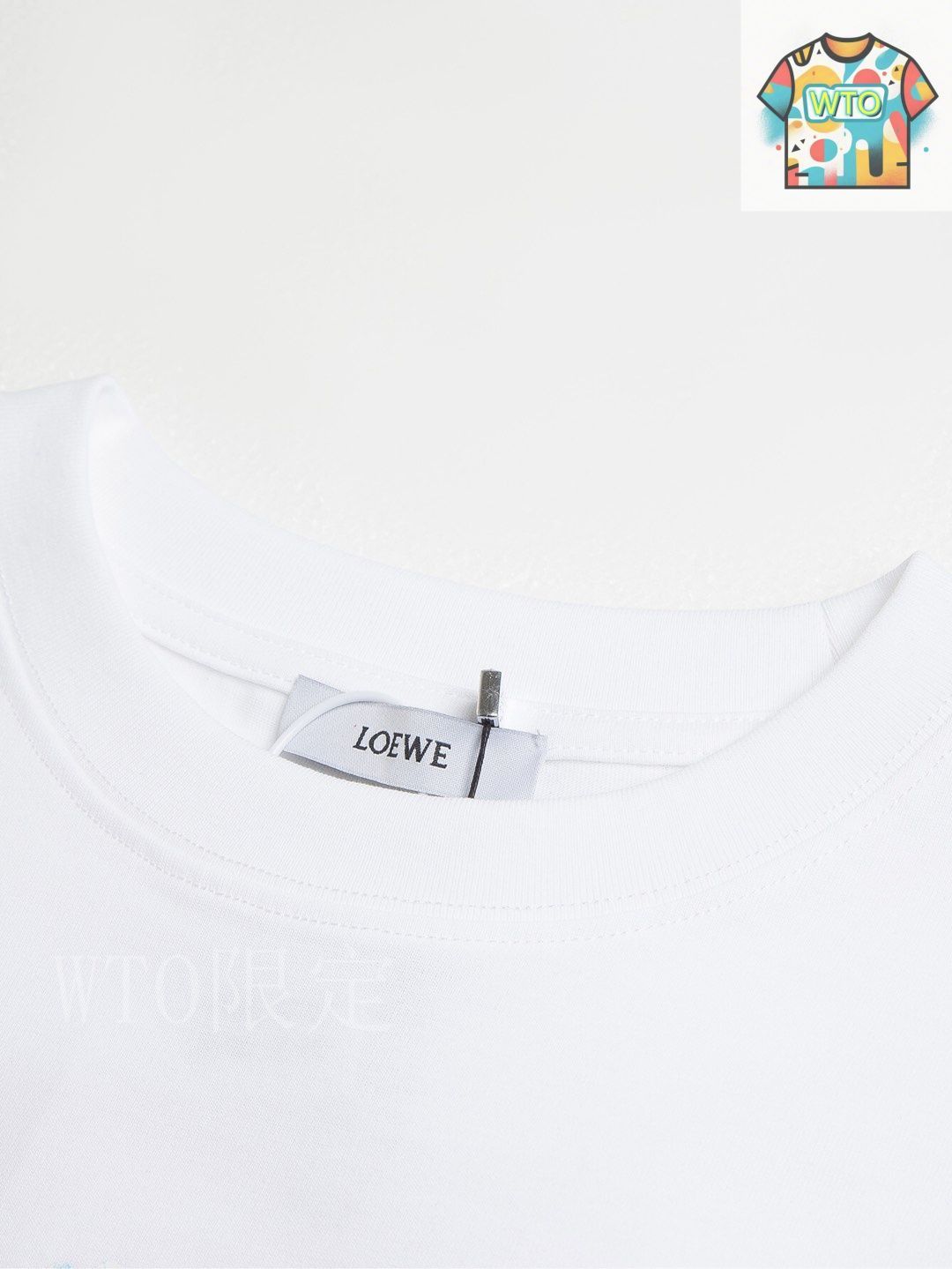 LOEWE直営店 フローラルプリントTシャツ LOEWE(ロエベ) 25SSCRAFTED WORLD展示会限定ロゴプリントTシャツ