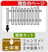 ナチュラルガーデン 天然木のピケットフェンスU型連結セット 土中用 SFPU1200E-UB エクステリア フェンス 完成品 北欧 木製 カントリーガーデン ウッドフェンス DIY SFPU1200E-UB-DBR SFPU1200E-UB-WHT エク