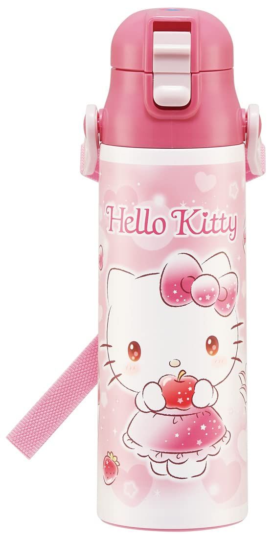 【人気商品】(skater) スケーター 子供用 ステンレス キッズ 水筒 直飲み 580ml ハローキティ スィーツ サンリオ 女の子 SDC6N-A