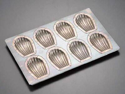 千代田金属 chiyoda コンセプトモデル 1|4サイズ 貝型マドレーヌ型 8連 千代田金属 型 cotta