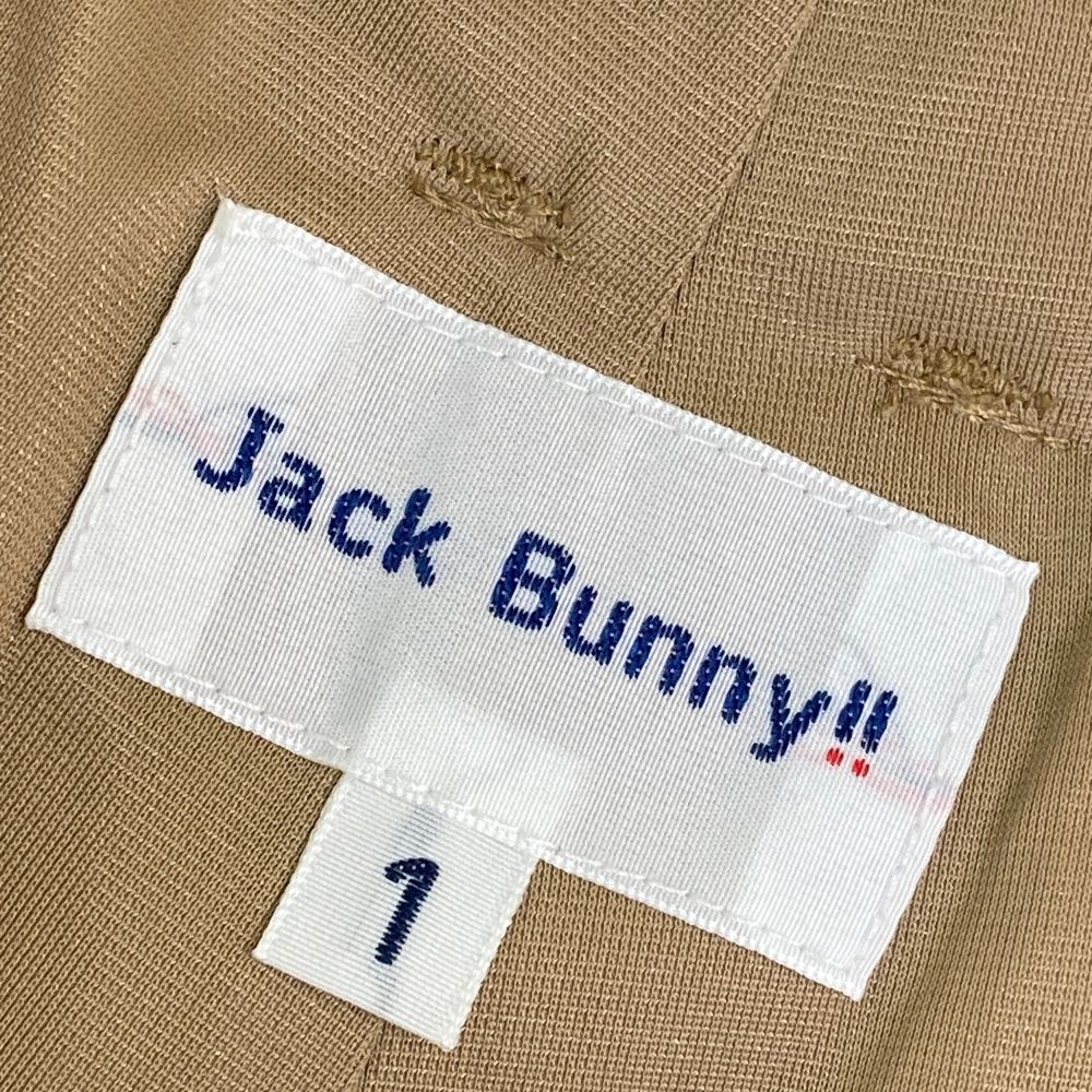 ○★新品未使用　JACK BUNNY　ストレッチ　ロゴスカート　1　ベージュ Jack Bunny!! JACK BUNNY ジャックバニー インナー付ストレッチ