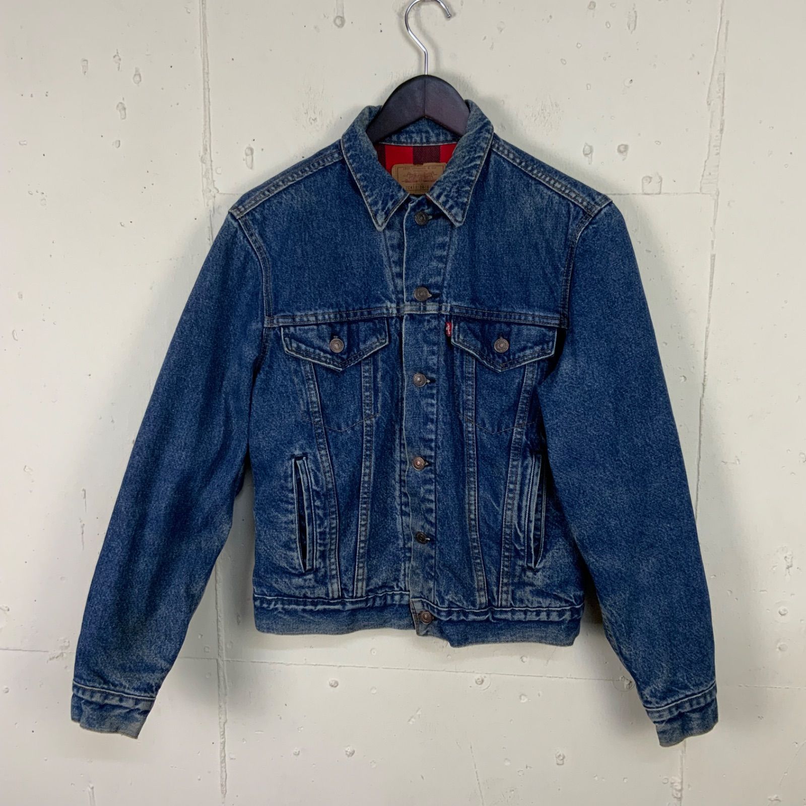 80s80年代アメリカ製USA 製リーバイス70411-0816デニムジャケット古着 
