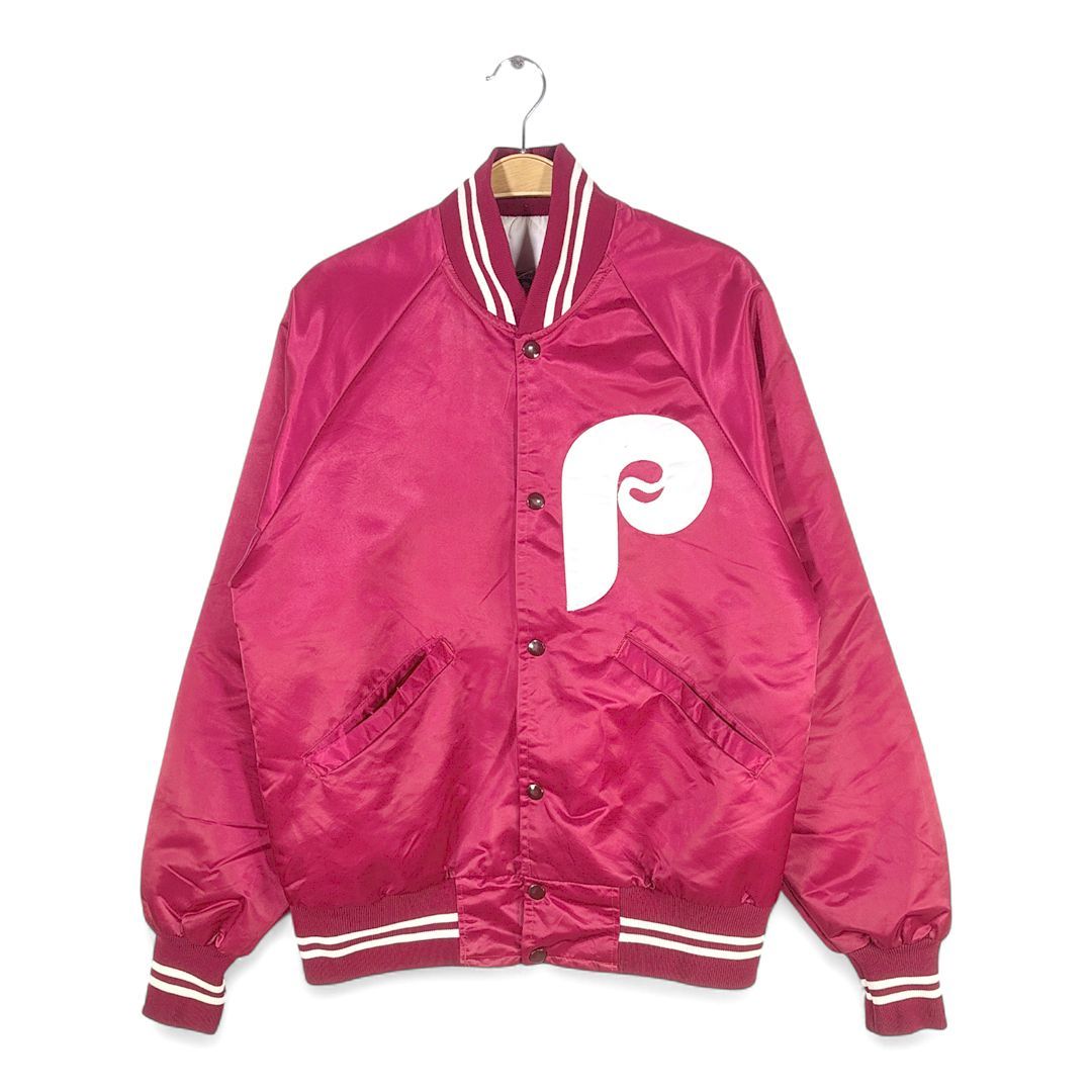 80s MLB フィラデルフィアフィリーズ USA製 ヴィンテージ スタジャン