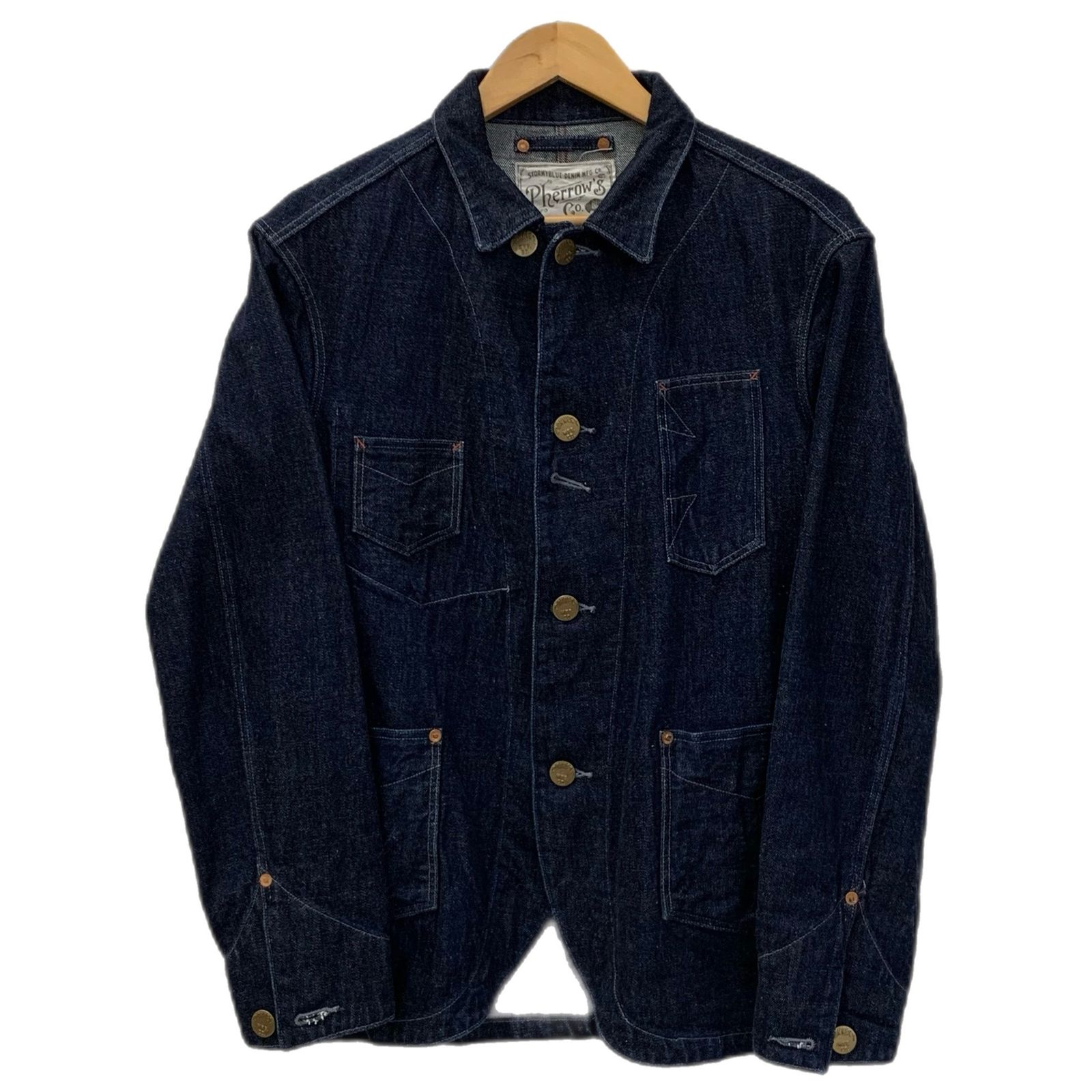 フェローズ PHERROW'S lot:555 カバーオール デニムジャケット