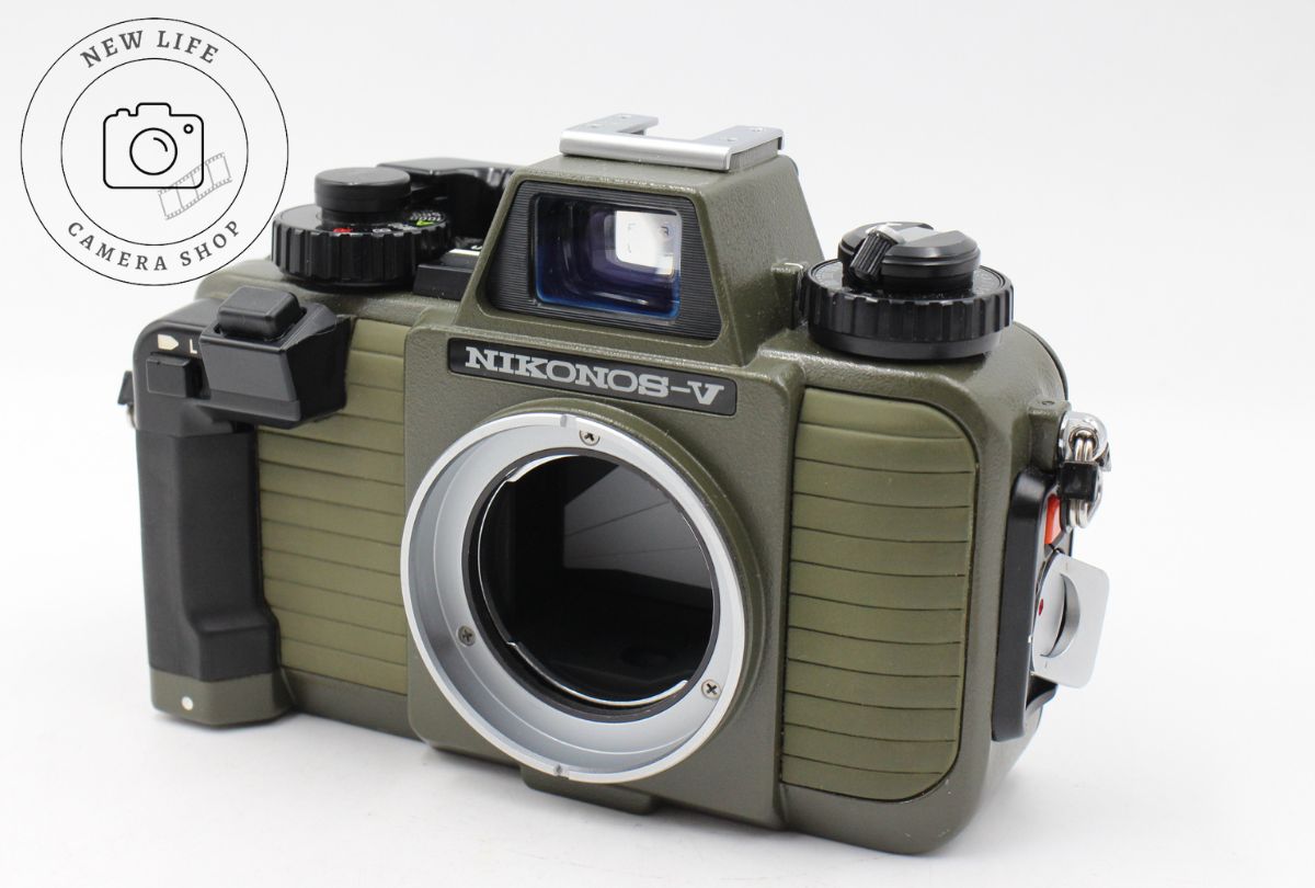 ＃【ジャンク品】　NIKONOS-V フィルムカメラ オリーブグリーン 美品☆ニコン NIKON NIKONOS-V ボディ オリーブ 露出計