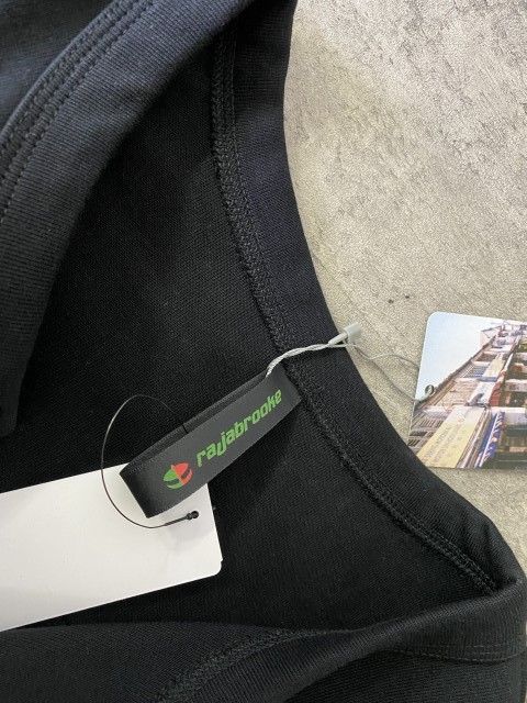 中古】RAJABROOKE ﾗｼﾞｬﾌﾞﾙｯｸ TENJIKU KARDIGAN ﾃﾝｼﾞｸ ｶｰﾃﾞｨｶﾞﾝ ﾌﾞﾗｯｸ M  