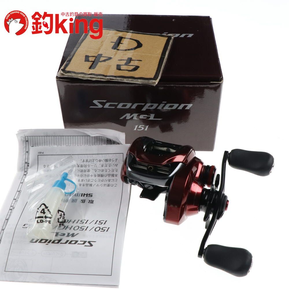 SHIMANO - 【中古】 シマノ 19 スコーピオン MGL 151   /Q295M シマノ 19 スコーピオン MGL 151 /Q295M ブラックバス バス バス