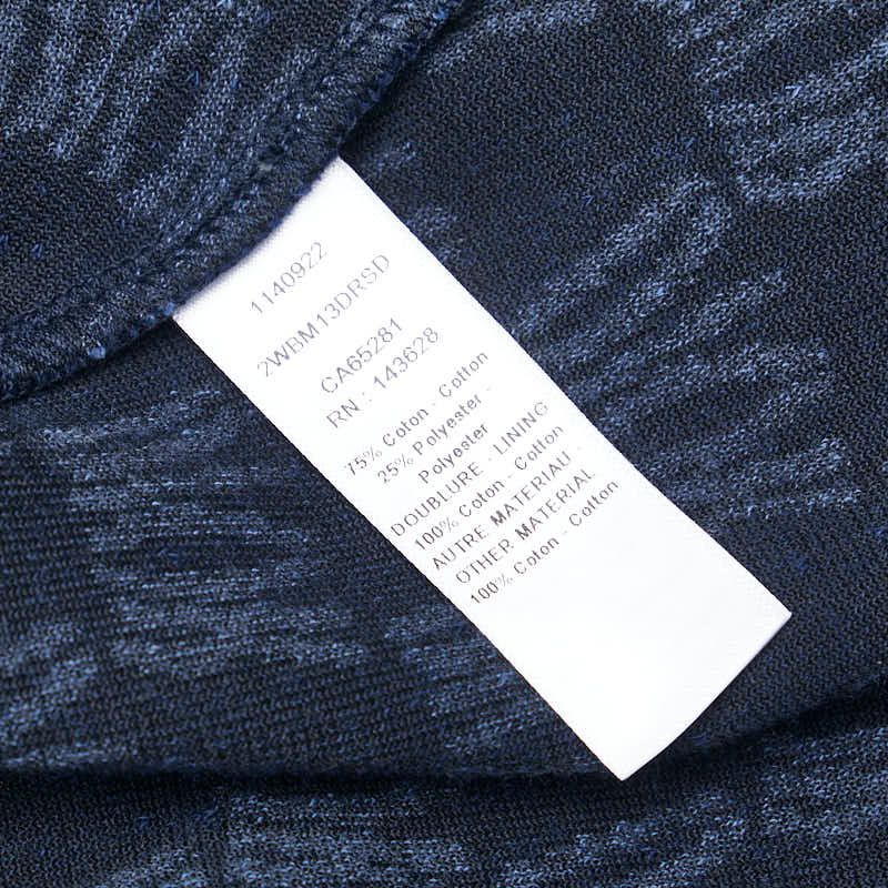 ディオール ロゴ ワンピース フーディー サイズ 13 ブルー コットン ポリエステル ベロア レディース Dior 1-0231122