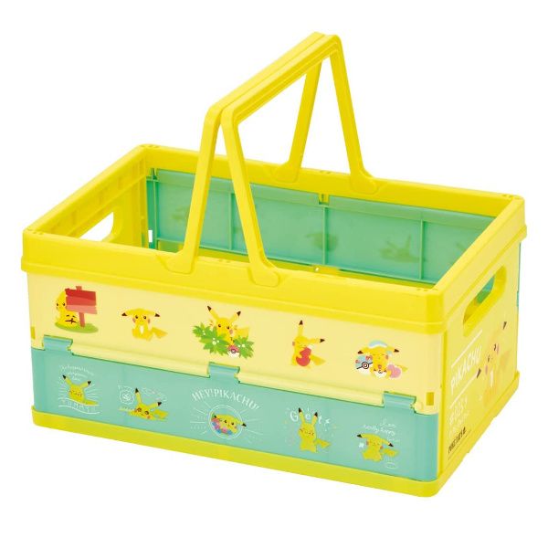 コンテナ 折りたたみ 収納ボックス ポケットモンスター ポケデイズ （ 収納ケース カゴ バスケット コンテナボックス ポケモン ピカチュウ キャラクター 買物かご キャラ 折りたためる コン