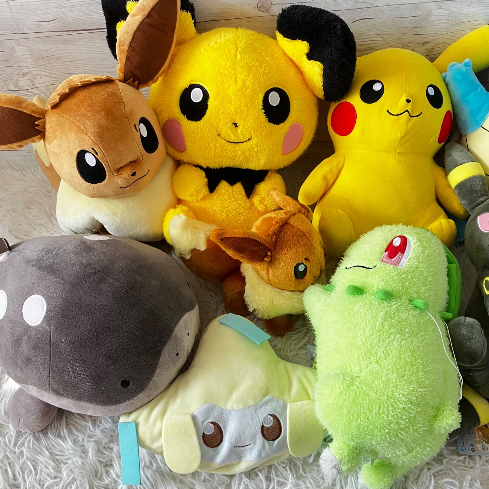 ポケモンぬいぐるみ 6体セット 公式 まとめ売り　イーブイ限定品 ポケットモンスター もふぐっとぬいぐるみ イーブイフレンズ 6体