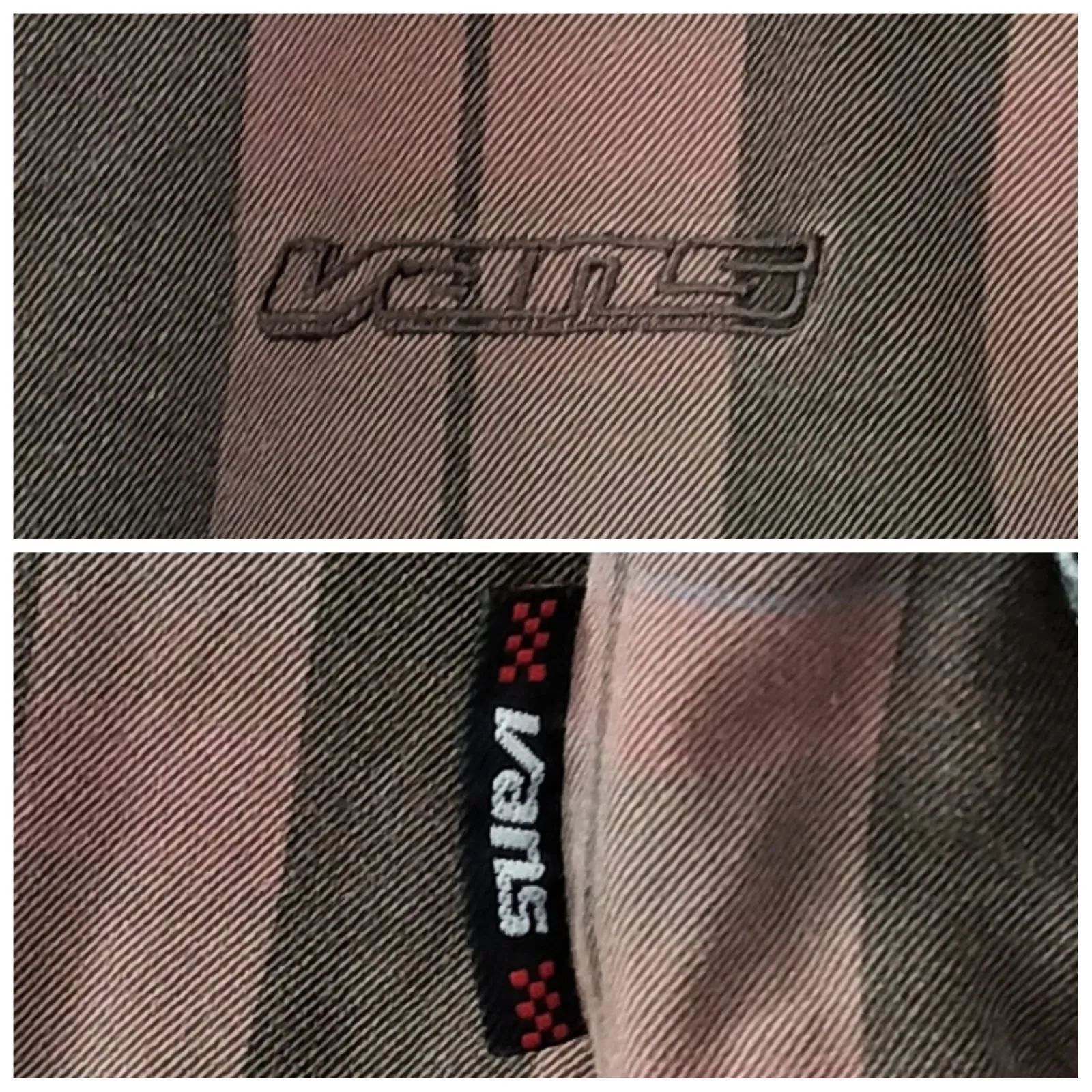66 旧タグ】old vans ボア ブルゾン ストライプ チェック - メルカリ