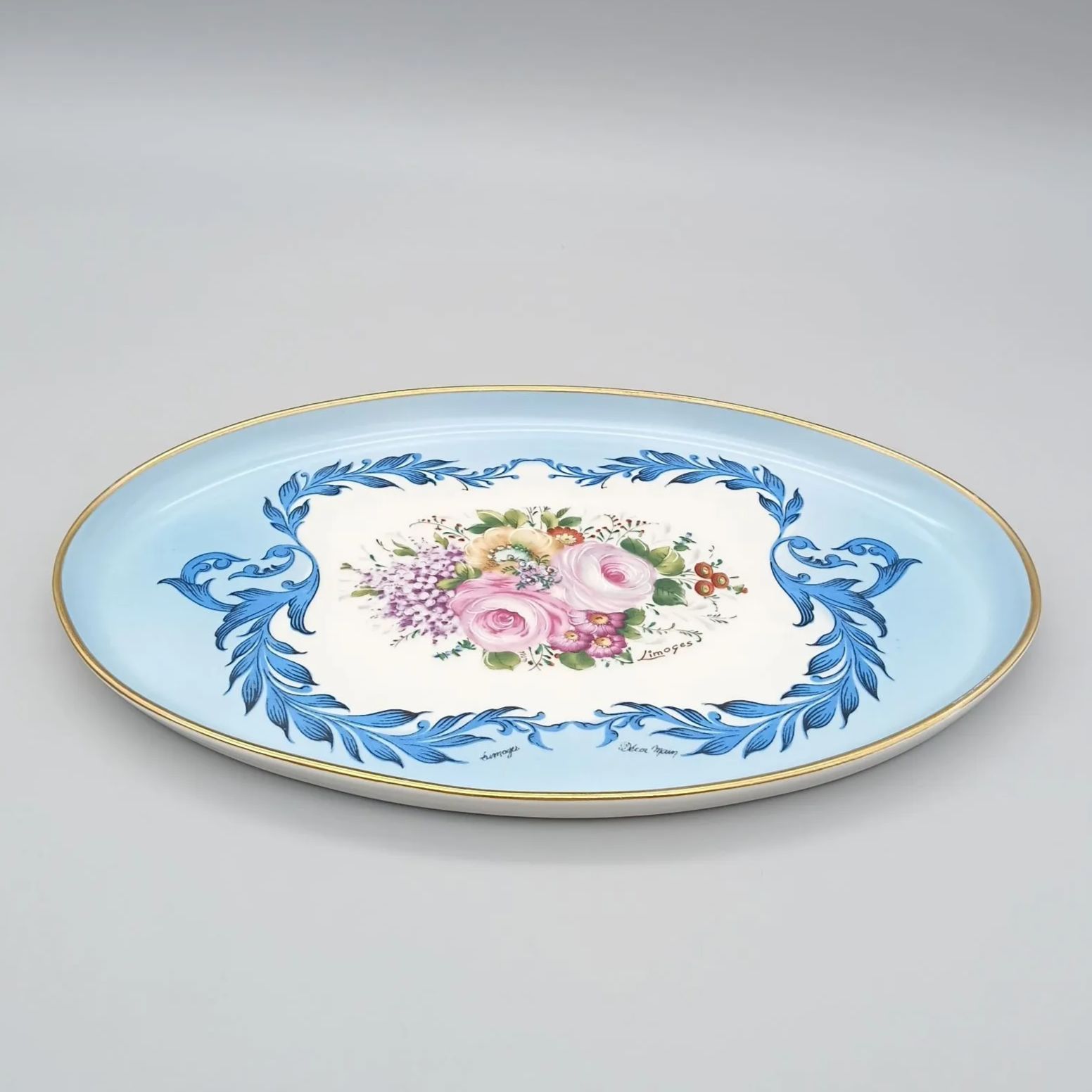 Limoges France リモージュ アンティークプレート フランス
