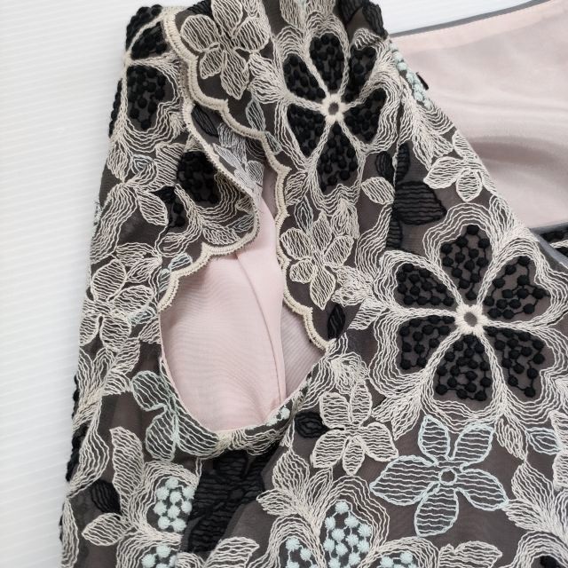 【140】TOCCA　刺繍ワンピース 中古・古着通販】TOCCA (トッカ) フラワー刺繍ワンピース