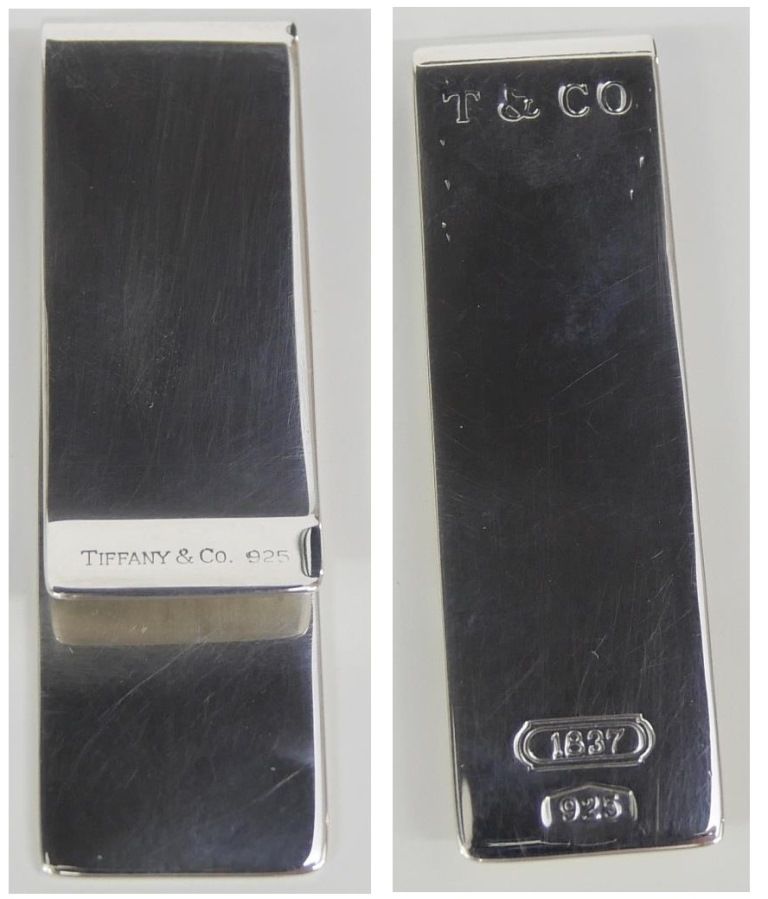 ティファニー TIFFANY&Co. マネークリップ 1837 /シルバー/SV925